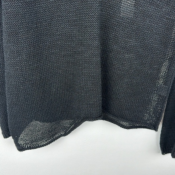 NWT 360 Sweater Loose Knit Long Sleeve Asymmetrical Sweater Top - Picture 4 of 10